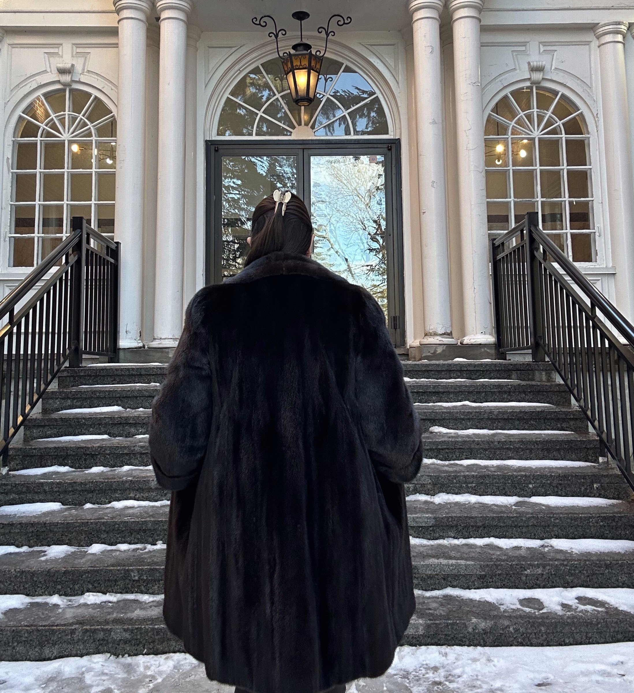 Dark Ranch Mink 3/4 Length Coat