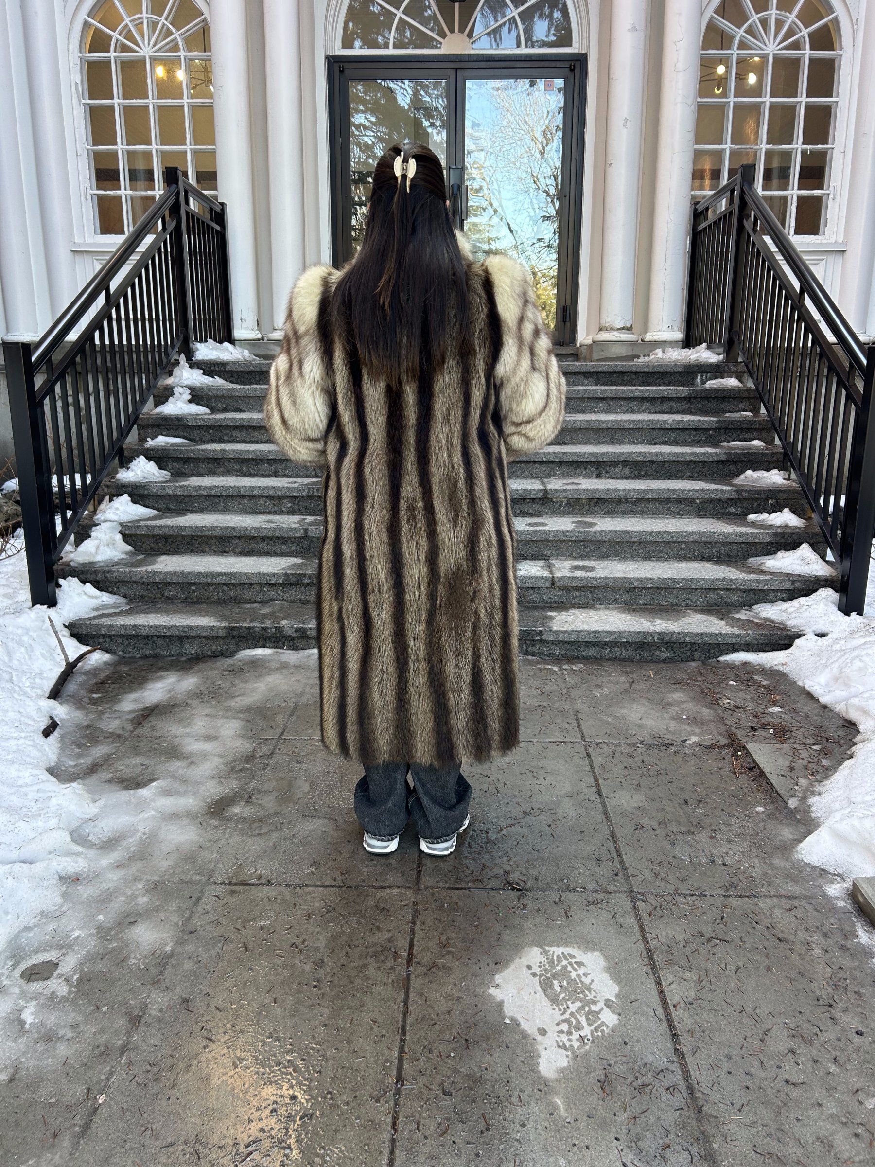 Raccoon & Fox Full-Length Coat