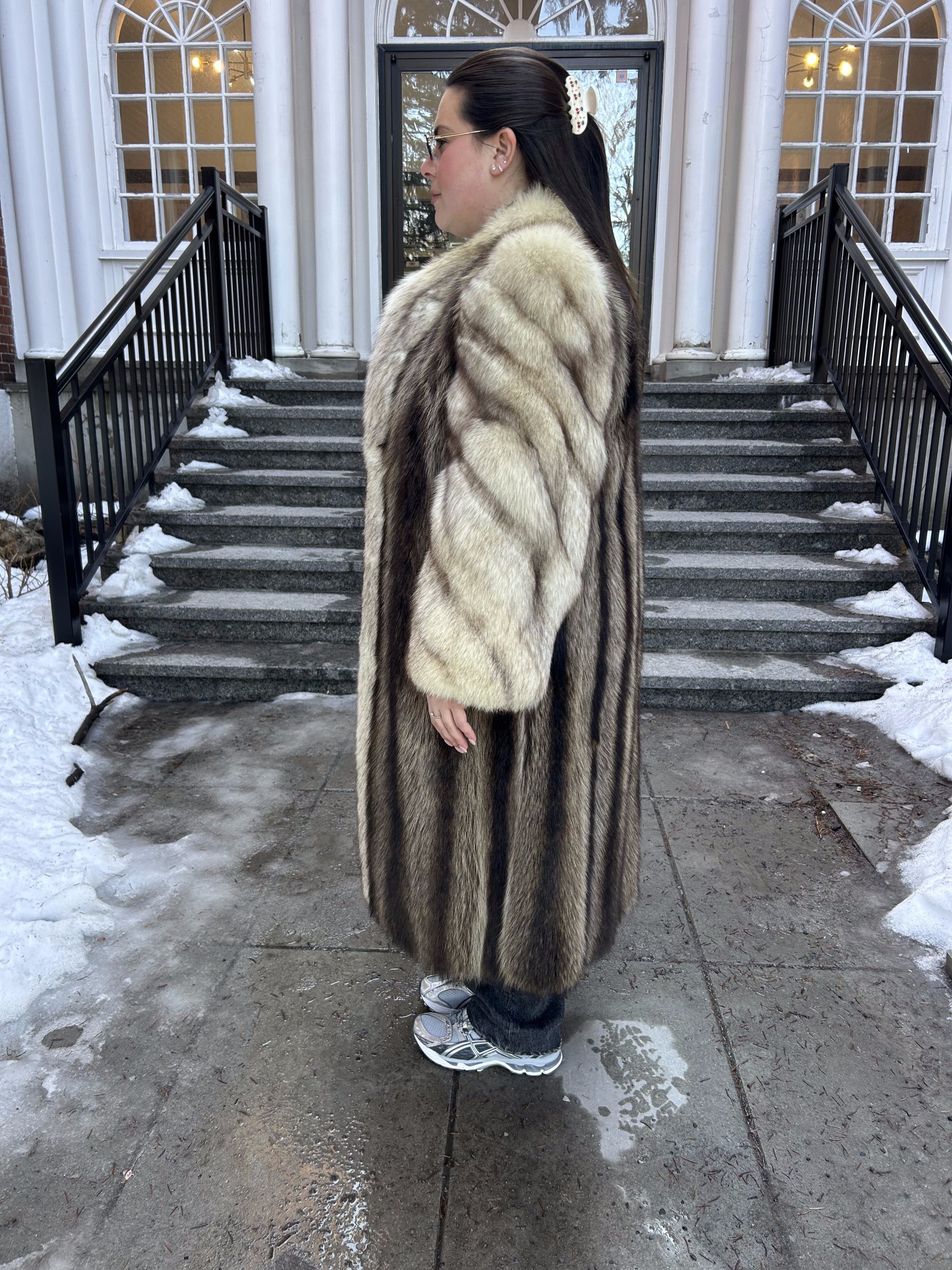 Raccoon & Fox Full-Length Coat