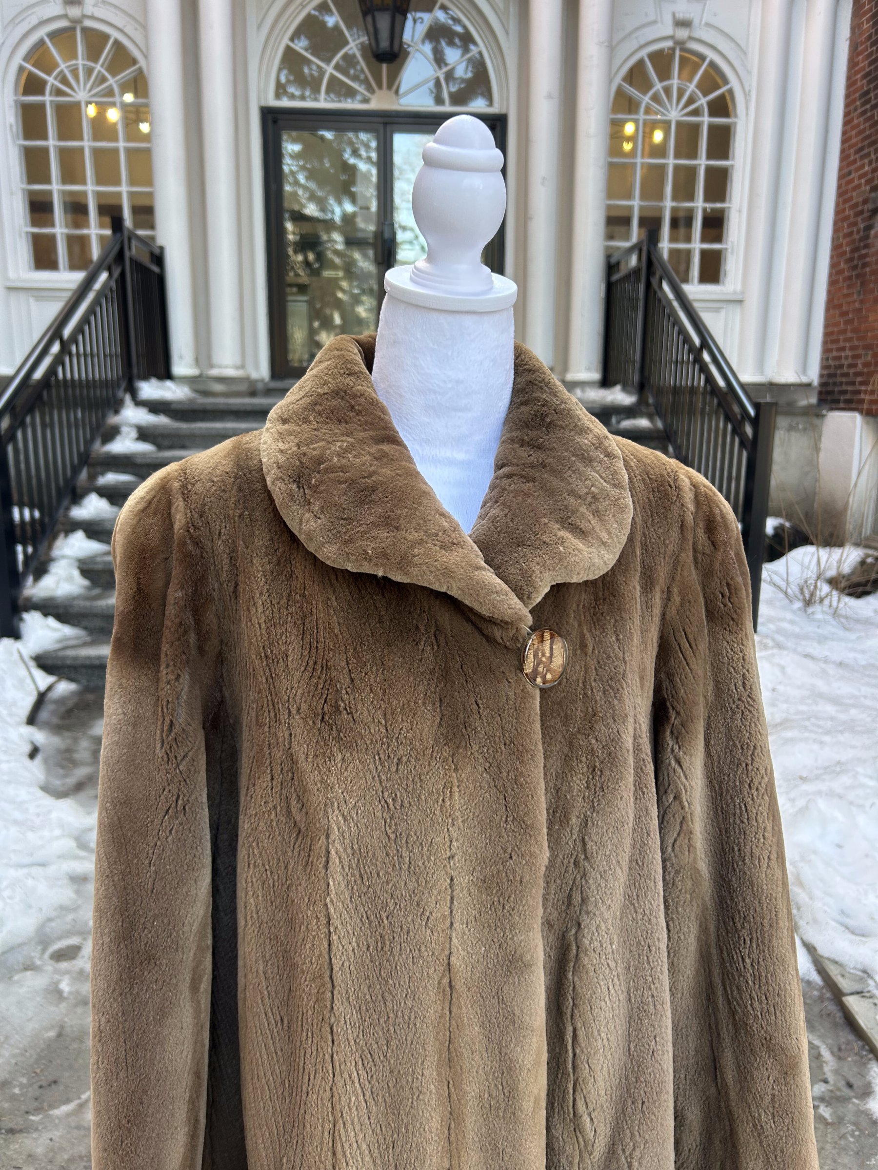 Sheared Pastel Mink 7/8 Length