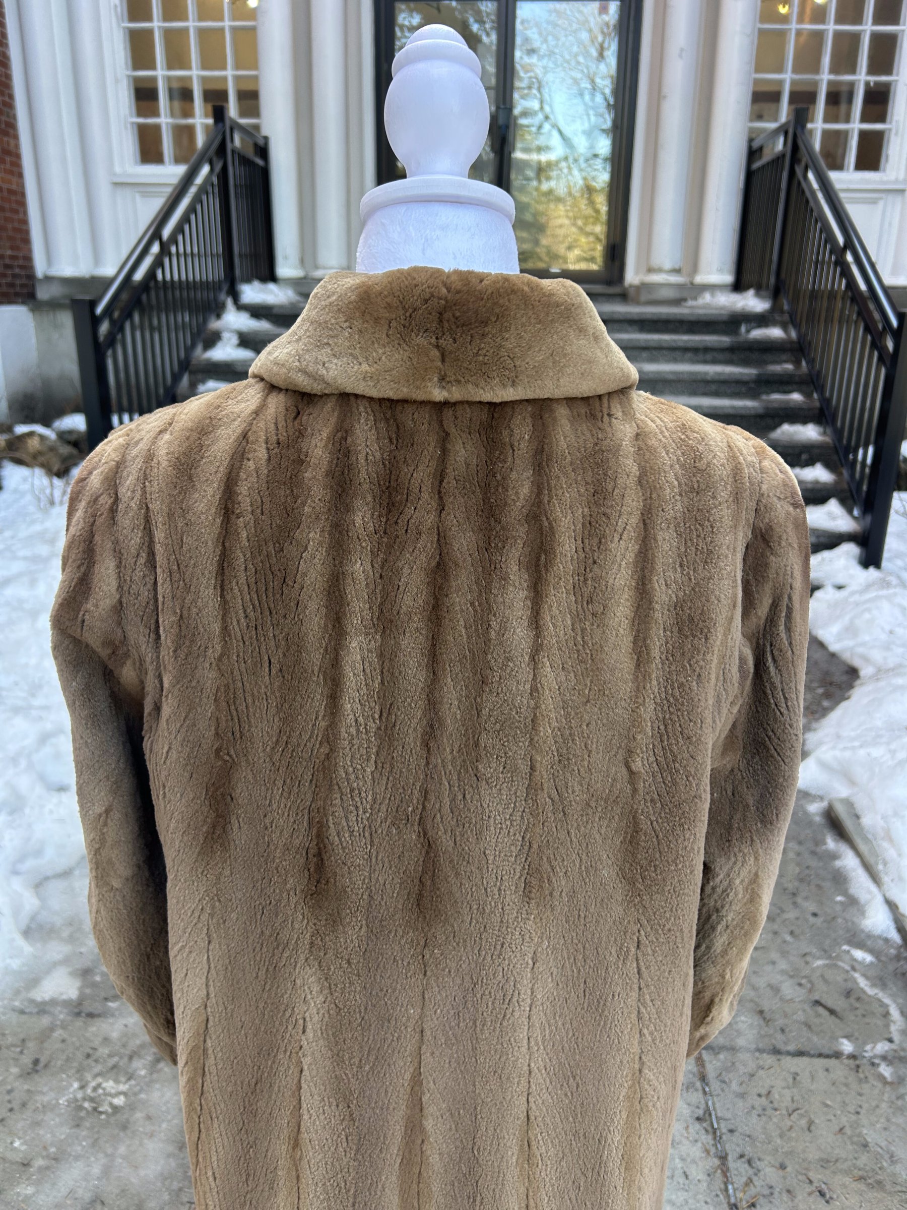 Sheared Pastel Mink 7/8 Length