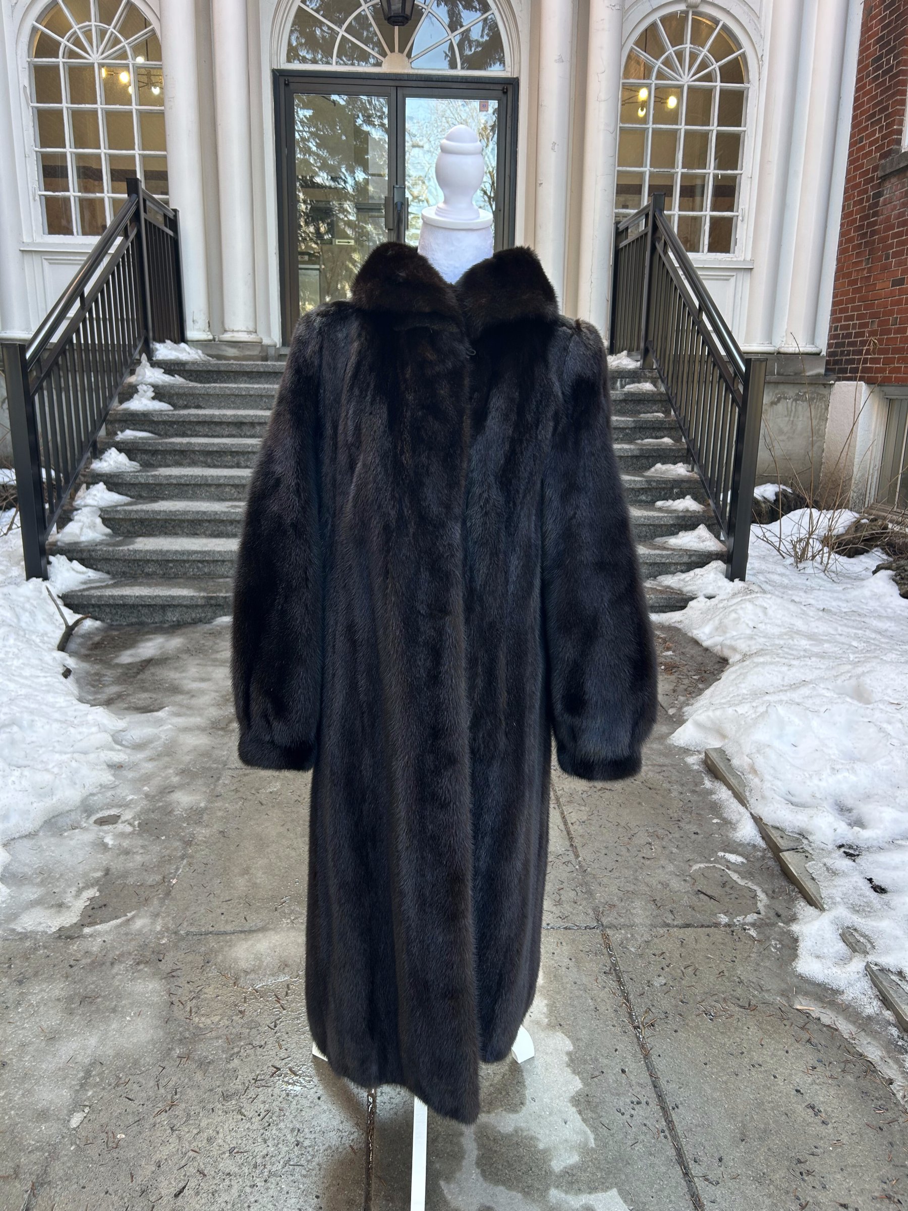 Dark Ranch Mink 7/8 Length Coat 