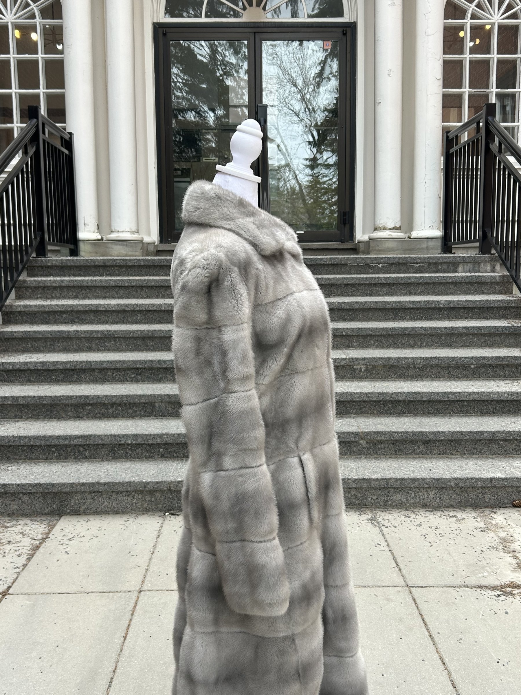 Like New 2025 Silver Mink Coat – Made in France