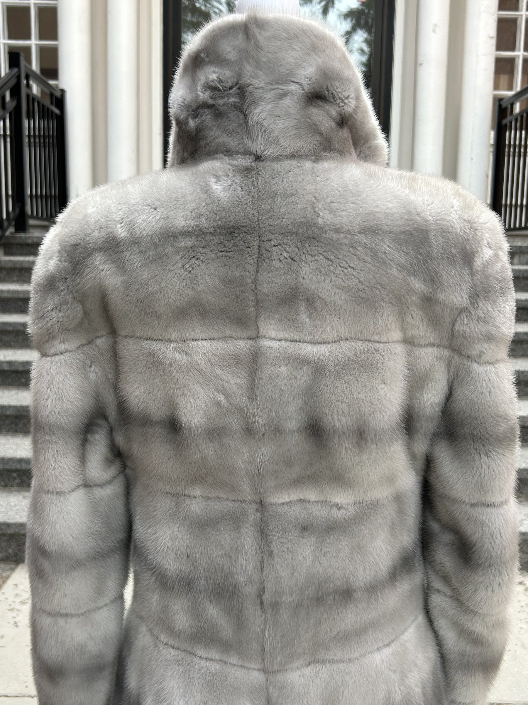 Like New 2025 Silver Mink Coat – Made in France